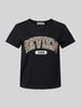 Review T-Shirt mit Logo-Print Black