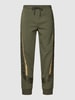 BOSS Green Sweatpants mit Eingrifftaschen Modell 'Hadikon' Oliv