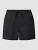 Only & Sons Zwembroek met elastische band, model 'TED' Zwart