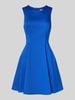 Rinascimento Cocktailkleid mit Rundhalsausschnitt Blau