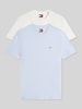 Tommy Jeans T-shirty o kroju slim fit z czystej bawełny w zestawie 2 szt. Jasnoniebieski