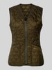 Barbour Shaped Fit Steppweste mit Label Stitching Modell 'BETTY' Oliv
