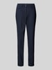 Gardeur Regular fit broek met paspelzakken, model 'Denise' Marineblauw