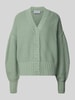 JAKE*S STUDIO WOMAN Gebreide cardigan met ribboorden Lindegroen