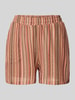 Vero Moda Ausgestellter Mini-Rock mit Allover-Muster Modell 'DEMI' Hellbraun