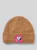 Codello Beanie mit breitem Umschlag Beige