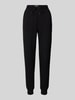 Fynch-Hatton Slim Fit Sweatpants mit Tunnelzug Black