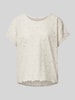 ZABAIONE T-shirt met broderie anglaise, model 'La44rissa' Beige