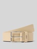 BOSS Riem met labelapplicatie, model 'Ther' Beige
