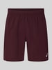 ASICS Shorts mit elastischem Bund und Logo Dunkelrot