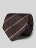 BOSS Krawatte aus reiner Seide Modell 'H-Tie 8 CM-ONE' Dunkelbraun