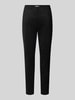 Christian Berg Woman Slim Fit Stoffhose mit Teilungsnaht Black