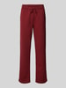 Gina Tricot Straight Leg Sweatpants mit elastischem Bund Bordeaux