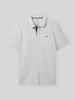 Tom Tailor Regular Fit Poloshirt aus Baumwoll-Viskose-Mix Mittelgrau Melange