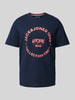 Jack & Jones T-Shirt mit Label-Print Modell 'SIMON' Marine
