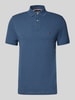 Tommy Hilfiger Regular Fit Poloshirt aus Baumwoll-Elasthan-Mix Blau