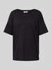 Marc O'Polo Denim T-shirt met labeldetail Zwart