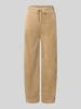 OPUS Barrel Jeans mit Tunnelzug Modell 'Misha barrel' Sand