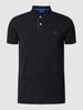 Gant Poloshirt mit Label-Stitching Schwarz