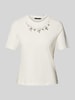 Vero Moda Regular Fit T-Shirt aus reiner Baumwolle Modell 'SIF' Weiss