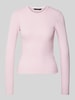 Vero Moda Slim Fit Langarmshirt mit Baumwoll-Anteil Modell 'CHLOE' Rosa