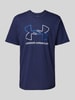 Under Armour T-Shirt mit Rundhalsausschnitt Modell 'FOUNDATION' Marine