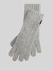 Polo Ralph Lauren Handschuhe aus Woll-Mix mit Logo-Stitching Hellgrau