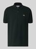 Lacoste Regular Fit Poloshirt aus reiner Baumwolle Dunkelgruen