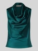 Rinascimento Regular fit blouse met watervalhals Groen
