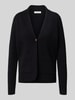 Christian Berg Woman Gebreid jack met reverskraag Zwart