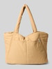 MSCH Copenhagen Shopper met labeldetail, model 'SIRIA SASJA' Beige