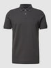 MCNEAL Poloshirt mit Brand-Stitching Dunkelgrau