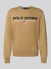 Polo Ralph Lauren Sweatshirt met labelprint Kaki
