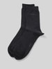 Esprit Socken  mit Label-Stitching im 4er-Pack Dunkelgrau