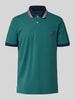 Christian Berg Men Regular Fit Poloshirt aus reiner Baumwolle Metallic Gruen