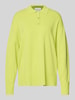 Style Icon Collection Gebreid poloshirt in wide fit - curated by Tinvcb Neongeel gemêleerd