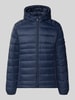 JACK & JONES Regular Fit Jacke in Stepp-Optik Modell 'KINGSLEY' Dunkelblau