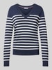 Tommy Hilfiger Strickpullover mit gerippten Abschlüssen Marine