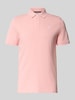 Tom Tailor Regular fit poloshirt van puur katoen Lichtroze