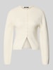 Gina Tricot Strickjacke mit Knopfleiste Offwhite