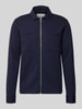 SELECTED HOMME Regular Fit Sweatjacke aus Baumwoll-Mix Modell 'JACKIE' Marine