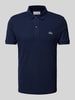 Lacoste Slim Fit Poloshirt mit Label-Patch Modell 'PIQUE' Marine