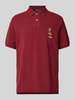 Polo Ralph Lauren Poloshirt mit Logo-Stitching Bordeaux