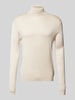 Only & Sons Rollkragenpullover mit Label-Applikation Modell 'WYLER' Beige