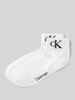 Calvin Klein Jeans Socken mit Label-Schriftzug im 2er-Pack Weiss