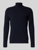 Christian Berg Men Strickpullover aus reinem Kaschmir Marine