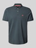MCNEAL Poloshirt met labelstitching Antraciet