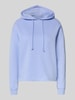 Pieces Bluza z kapturem o kroju regular fit z mieszanki bawełny model ‘CHILLI’ Jasnoniebieski