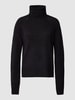 Vero Moda Strickpullover mit Rollkragen Modell 'DANIELA' Black