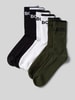 BOSS Socken mit Label-Print im 6er-Pack Oliv